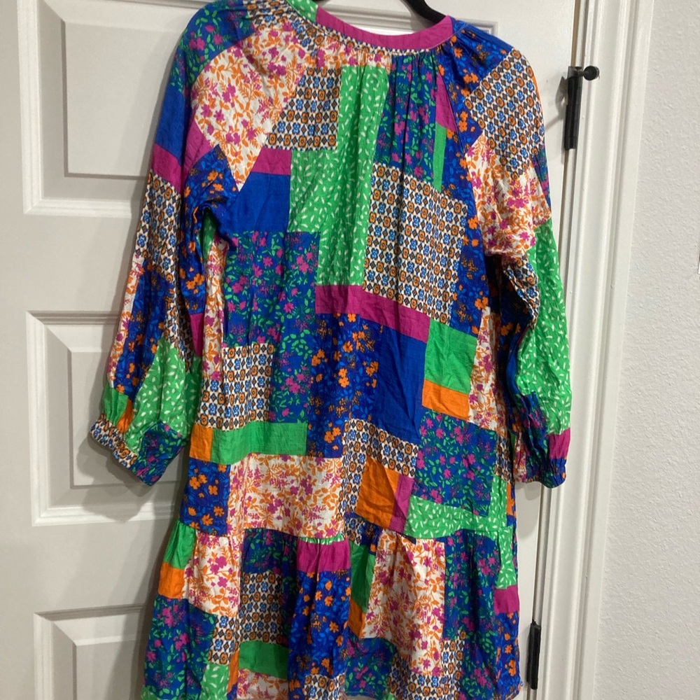 Fate Multicolor Patterned Dress - image 4